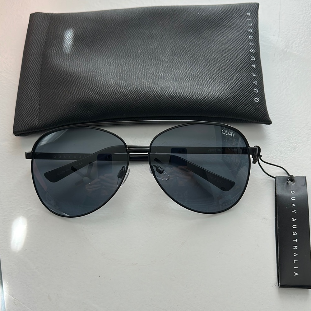 Quay Australia Black Sunglasses